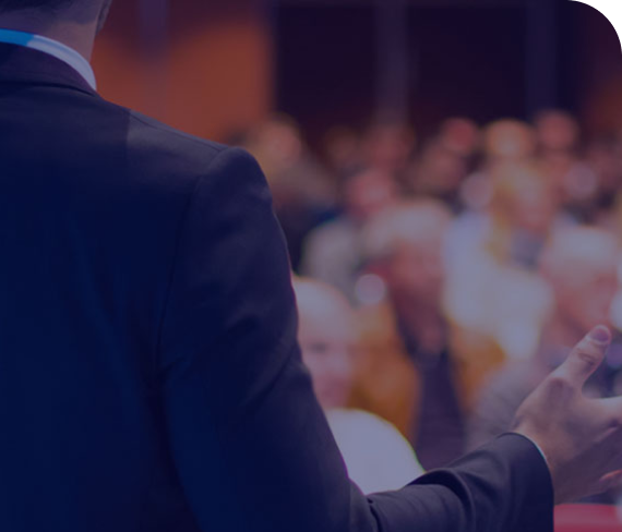 Imagem de um palestrante